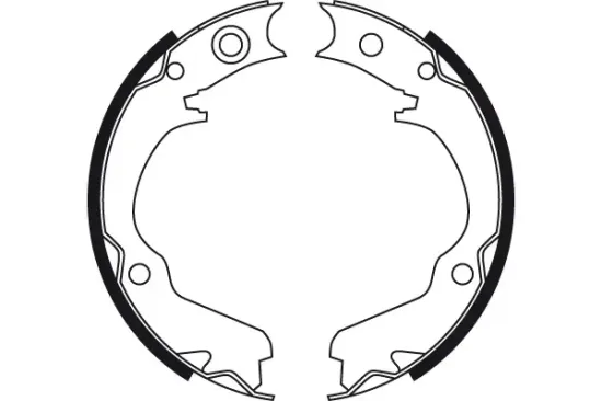 Bremsbackensatz, Feststellbremse Hinterachse TRW GS8725 Bild Bremsbackensatz, Feststellbremse Hinterachse TRW GS8725
