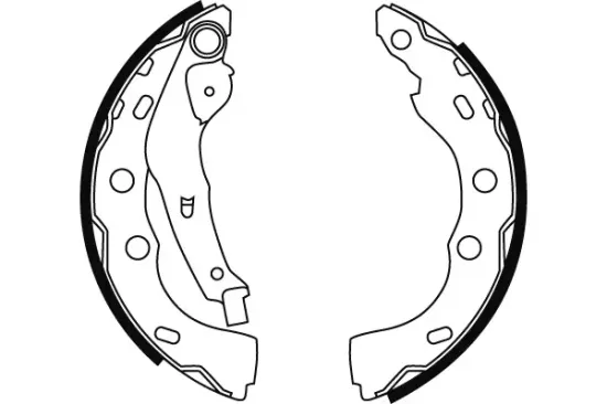 Bremsbackensatz Hinterachse TRW GS8727 Bild Bremsbackensatz Hinterachse TRW GS8727