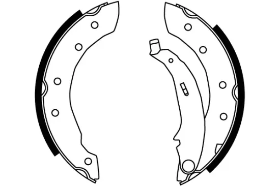 Bremsbackensatz Hinterachse TRW GS8729 Bild Bremsbackensatz Hinterachse TRW GS8729