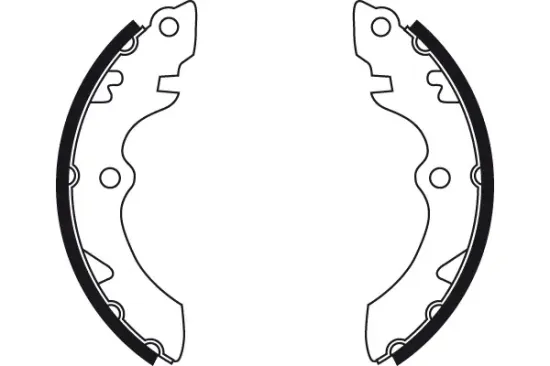 Bremsbackensatz, Feststellbremse Hinterachse TRW GS8735 Bild Bremsbackensatz, Feststellbremse Hinterachse TRW GS8735