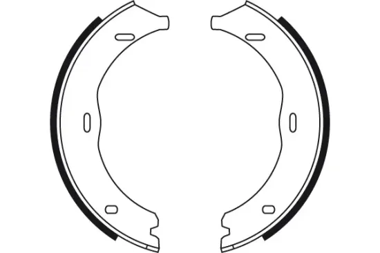 Bremsbackensatz, Feststellbremse Hinterachse TRW GS8741 Bild Bremsbackensatz, Feststellbremse Hinterachse TRW GS8741