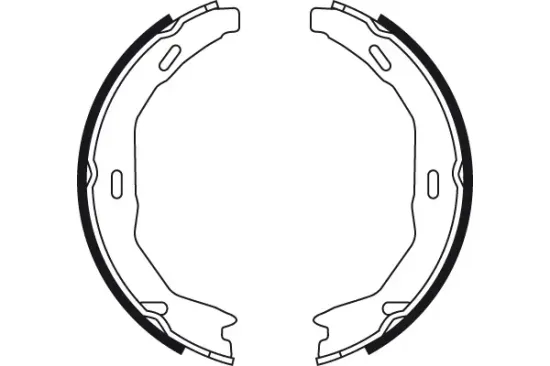Bremsbackensatz, Feststellbremse Hinterachse TRW GS8745 Bild Bremsbackensatz, Feststellbremse Hinterachse TRW GS8745