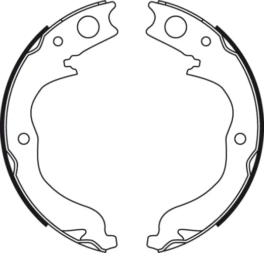 Bremsbackensatz, Feststellbremse Hinterachse TRW GS8753 Bild Bremsbackensatz, Feststellbremse Hinterachse TRW GS8753