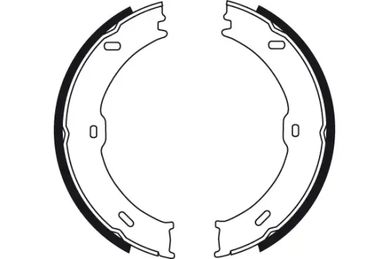 Bremsbackensatz, Feststellbremse Hinterachse TRW GS8758 Bild Bremsbackensatz, Feststellbremse Hinterachse TRW GS8758
