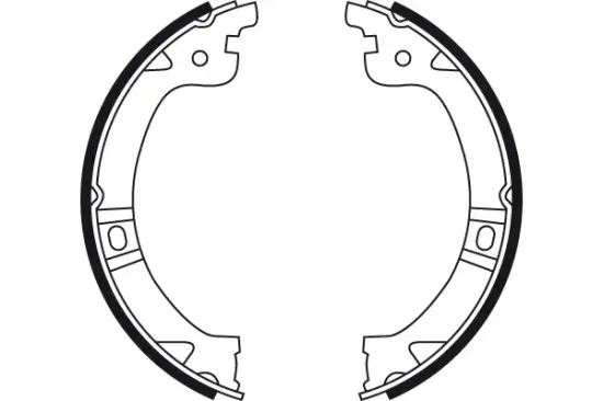Bremsbackensatz, Feststellbremse Hinterachse TRW GS8759 Bild Bremsbackensatz, Feststellbremse Hinterachse TRW GS8759