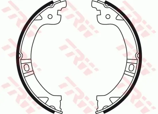 Bremsbackensatz, Feststellbremse Hinterachse TRW GS8759 Bild Bremsbackensatz, Feststellbremse Hinterachse TRW GS8759