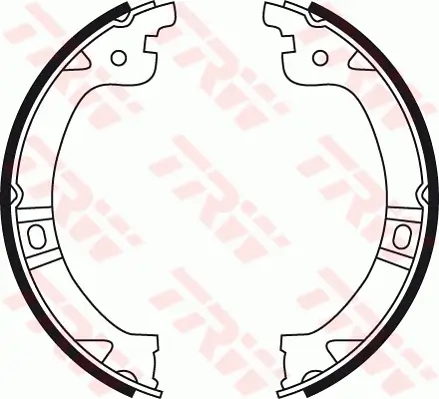 Bremsbackensatz, Feststellbremse Hinterachse TRW GS8759 Bild Bremsbackensatz, Feststellbremse Hinterachse TRW GS8759