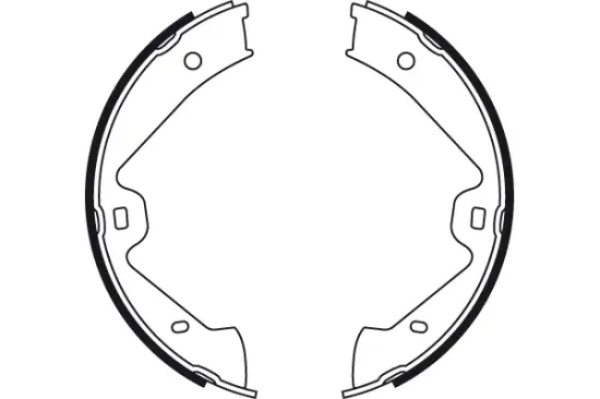 Bremsbackensatz, Feststellbremse Hinterachse TRW GS8776 Bild Bremsbackensatz, Feststellbremse Hinterachse TRW GS8776
