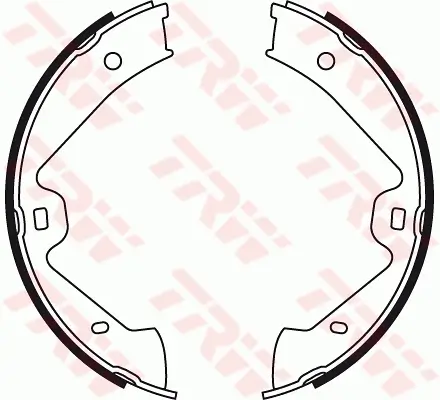 Bremsbackensatz, Feststellbremse Hinterachse TRW GS8776 Bild Bremsbackensatz, Feststellbremse Hinterachse TRW GS8776