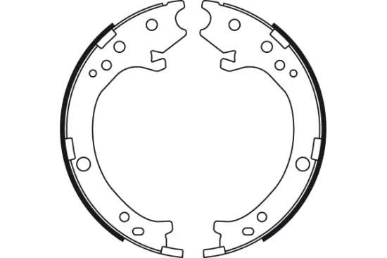 Bremsbackensatz, Feststellbremse Hinterachse TRW GS8779 Bild Bremsbackensatz, Feststellbremse Hinterachse TRW GS8779