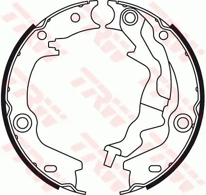 Bremsbackensatz, Feststellbremse Hinterachse TRW GS8781 Bild Bremsbackensatz, Feststellbremse Hinterachse TRW GS8781