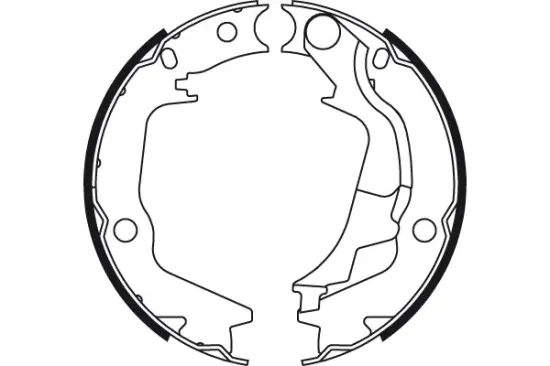 Bremsbackensatz, Feststellbremse TRW GS8782 Bild Bremsbackensatz, Feststellbremse TRW GS8782