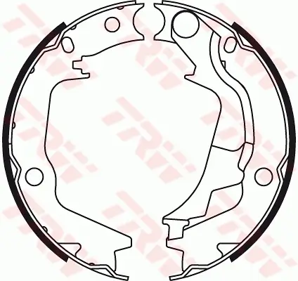 Bremsbackensatz, Feststellbremse TRW GS8782 Bild Bremsbackensatz, Feststellbremse TRW GS8782