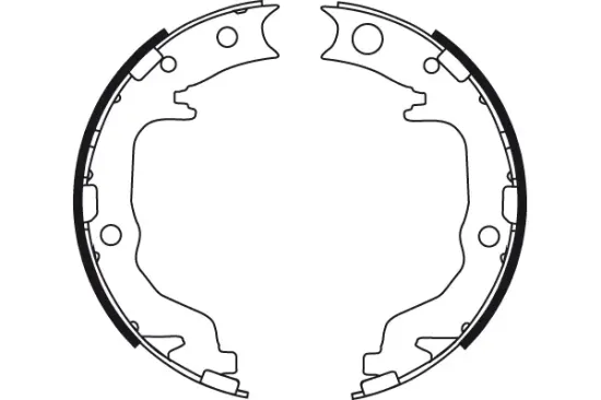Bremsbackensatz, Feststellbremse Hinterachse TRW GS8783 Bild Bremsbackensatz, Feststellbremse Hinterachse TRW GS8783