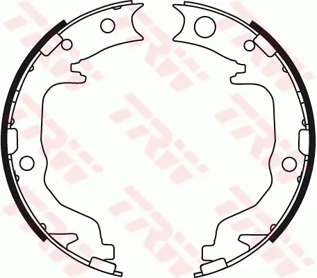 Bremsbackensatz, Feststellbremse Hinterachse TRW GS8783 Bild Bremsbackensatz, Feststellbremse Hinterachse TRW GS8783
