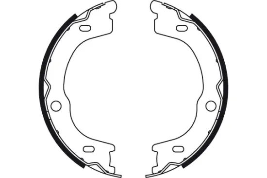 Bremsbackensatz, Feststellbremse Hinterachse TRW GS8784 Bild Bremsbackensatz, Feststellbremse Hinterachse TRW GS8784