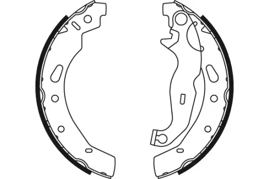Bremsbackensatz Hinterachse TRW GS8787 Bild Bremsbackensatz Hinterachse TRW GS8787