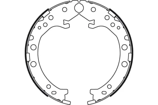 Bremsbackensatz, Feststellbremse Hinterachse TRW GS8789 Bild Bremsbackensatz, Feststellbremse Hinterachse TRW GS8789