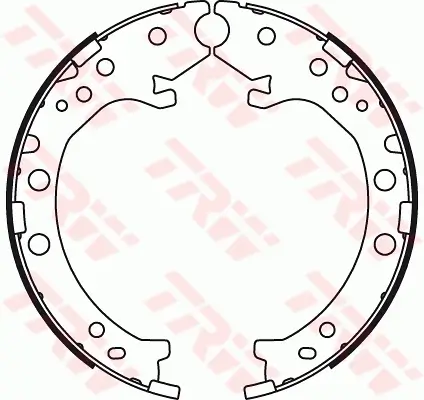 Bremsbackensatz, Feststellbremse Hinterachse TRW GS8789 Bild Bremsbackensatz, Feststellbremse Hinterachse TRW GS8789