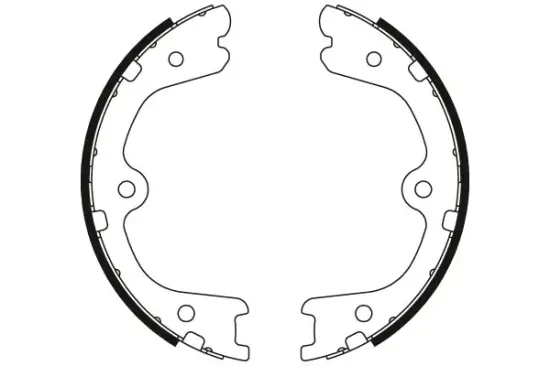 Bremsbackensatz, Feststellbremse Hinterachse TRW GS8791 Bild Bremsbackensatz, Feststellbremse Hinterachse TRW GS8791