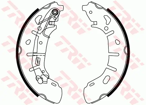 Bremsbackensatz Hinterachse TRW GS8799