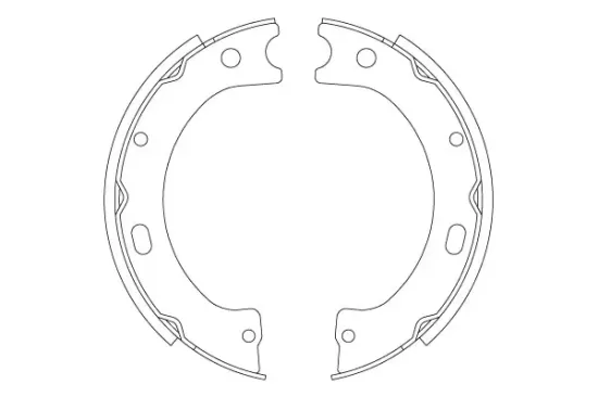 Bremsbackensatz, Feststellbremse Hinterachse TRW GS8805 Bild Bremsbackensatz, Feststellbremse Hinterachse TRW GS8805
