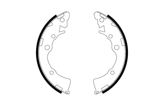 Bremsbackensatz Hinterachse TRW GS8812 Bild Bremsbackensatz Hinterachse TRW GS8812