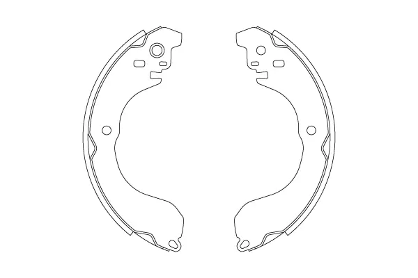 Bremsbackensatz Hinterachse TRW GS8813