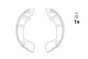 Bremsbackensatz Hinterachse TRW GS8818