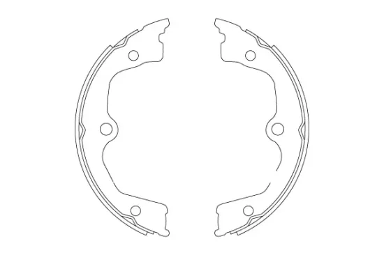 Bremsbackensatz, Feststellbremse Hinterachse TRW GS8821 Bild Bremsbackensatz, Feststellbremse Hinterachse TRW GS8821