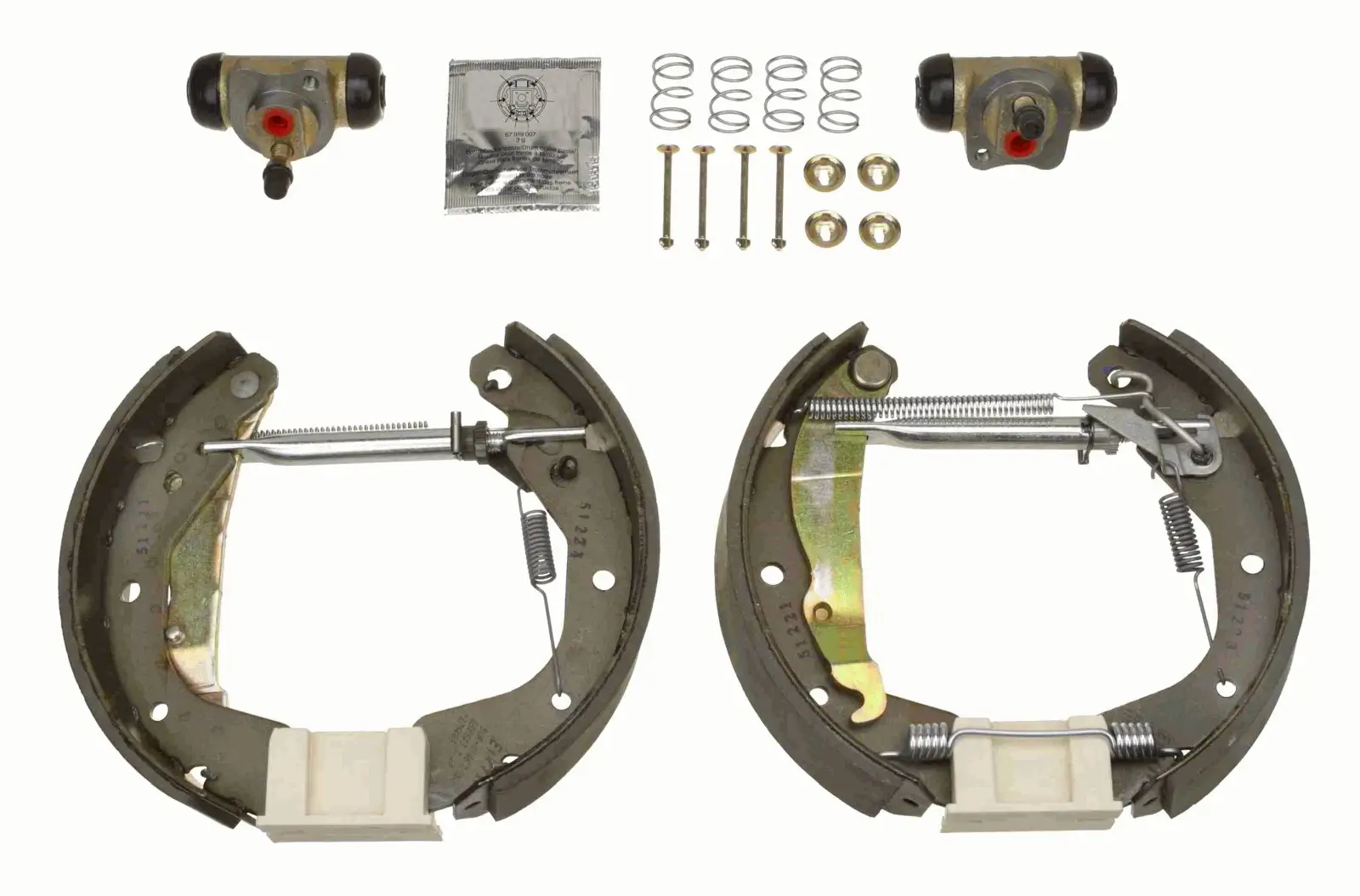 Bremsbackensatz Hinterachse TRW GSK1625