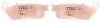 Bremsbelagsatz, Scheibenbremse TRW MCB764SRM Bild Bremsbelagsatz, Scheibenbremse TRW MCB764SRM