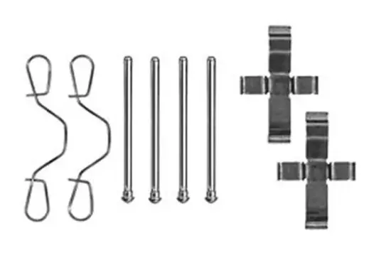Zubehörsatz, Scheibenbremsbelag Vorderachse TRW PFK112 Bild Zubehörsatz, Scheibenbremsbelag Vorderachse TRW PFK112
