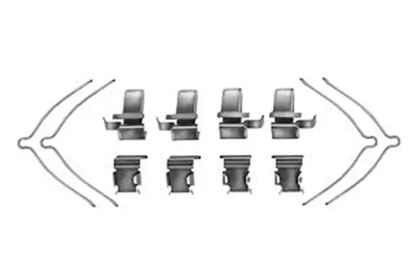 Zubehörsatz, Scheibenbremsbelag Vorderachse TRW PFK361