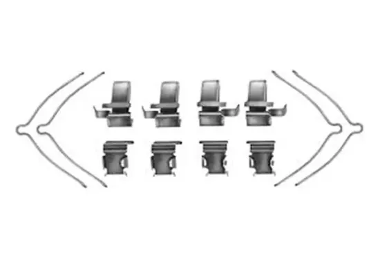 Zubehörsatz, Scheibenbremsbelag Vorderachse TRW PFK361 Bild Zubehörsatz, Scheibenbremsbelag Vorderachse TRW PFK361
