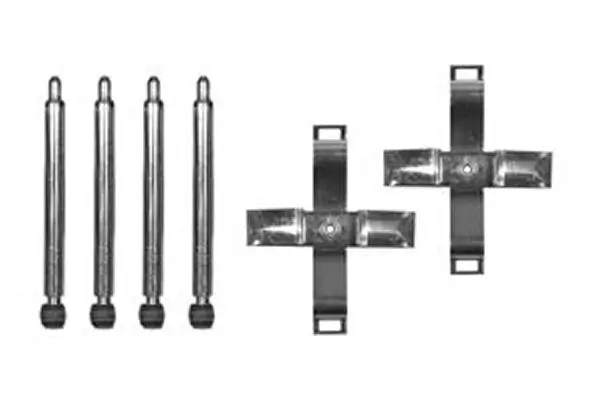 Zubehörsatz, Scheibenbremsbelag Hinterachse TRW PFK387
