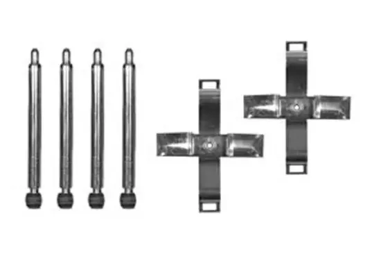 Zubehörsatz, Scheibenbremsbelag Hinterachse TRW PFK387 Bild Zubehörsatz, Scheibenbremsbelag Hinterachse TRW PFK387
