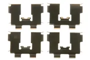 Zubehörsatz, Scheibenbremsbelag Hinterachse TRW PFK564
