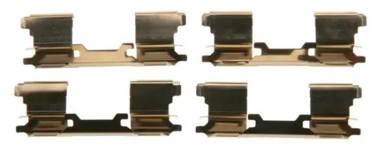 Zubehörsatz, Scheibenbremsbelag Vorderachse TRW PFK599 Bild Zubehörsatz, Scheibenbremsbelag Vorderachse TRW PFK599