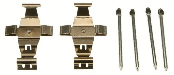 Zubehörsatz, Scheibenbremsbelag Vorderachse TRW PFK623