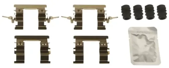 Zubehörsatz, Scheibenbremsbelag Vorderachse TRW PFK674 Bild Zubehörsatz, Scheibenbremsbelag Vorderachse TRW PFK674