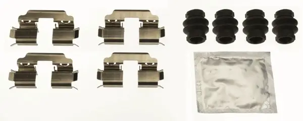 Zubehörsatz, Scheibenbremsbelag Hinterachse TRW PFK705