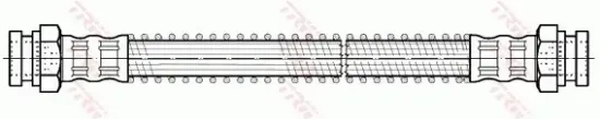 Bremsschlauch Hinterachse links rechts TRW PHA190 Bild Bremsschlauch Hinterachse links rechts TRW PHA190