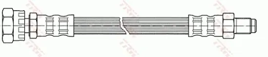 Bremsschlauch Hinterachse links rechts TRW PHA283 Bild Bremsschlauch Hinterachse links rechts TRW PHA283