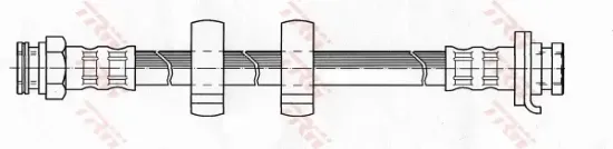 Bremsschlauch Vorderachse links rechts TRW PHA355 Bild Bremsschlauch Vorderachse links rechts TRW PHA355