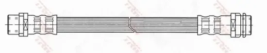 Bremsschlauch Hinterachse links rechts TRW PHA423 Bild Bremsschlauch Hinterachse links rechts TRW PHA423