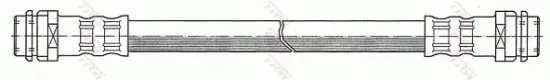 Bremsschlauch Hinterachse links rechts TRW PHA491 Bild Bremsschlauch Hinterachse links rechts TRW PHA491