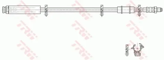 Bremsschlauch TRW PHB292 Bild Bremsschlauch TRW PHB292