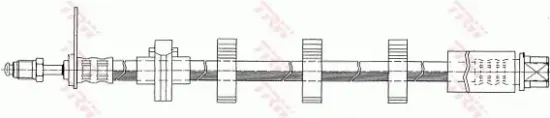 Bremsschlauch Vorderachse rechts TRW PHB368 Bild Bremsschlauch Vorderachse rechts TRW PHB368