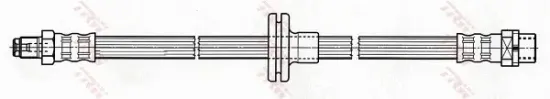 Bremsschlauch Vorderachse links rechts TRW PHB442 Bild Bremsschlauch Vorderachse links rechts TRW PHB442